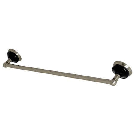 BA9112BN Water Onyx 18 Towel Bar, Brushed Nickel